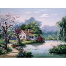 Arbor Cottage Wall Mural