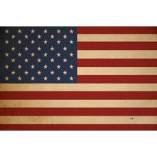Grunge American Flag Wallpaper Mural