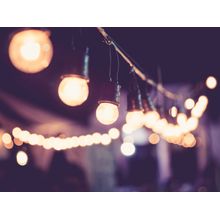 Vintage Hanging Lights Wall Mural
