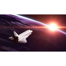 Space Shuttle On A Mission Wall Mural