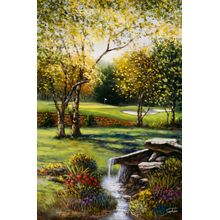 Rambling Brook At #17 Wall Mural