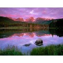 Dawn Reflections Of Otis Peak Wall Mural