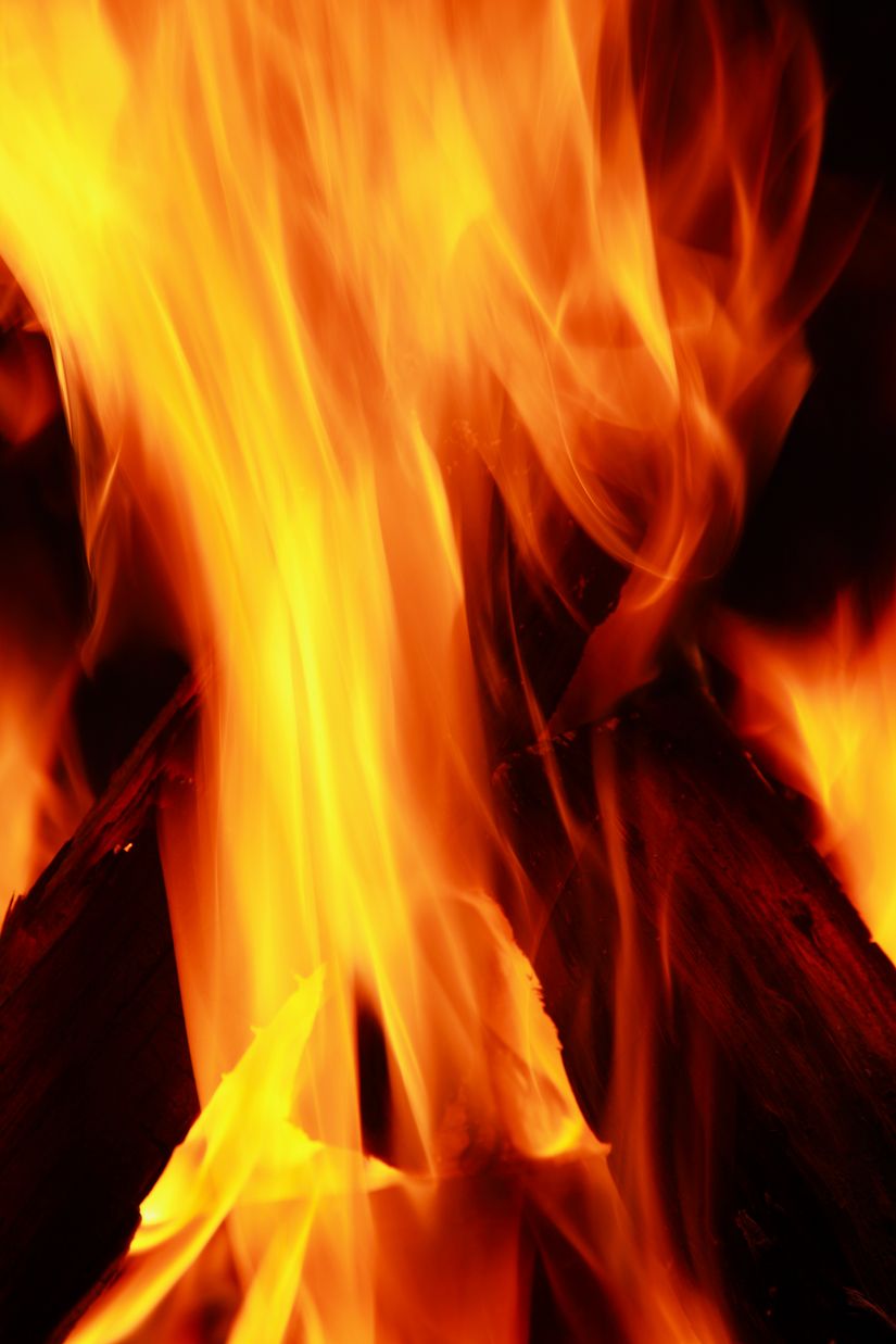 Burning Fire Mural By Andy Kocher - Murals Your Way