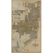 Miami, FL 1918 Map Wall Mural