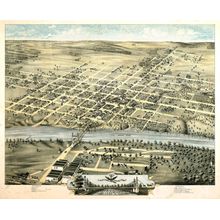 Waco, TX 1873 Wall Mural