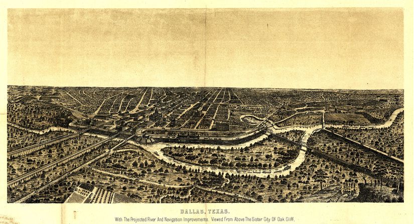 Dallas-TX-1892-Wall-Mural