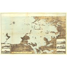 Boston Harbor 1879 Map Wall Mural