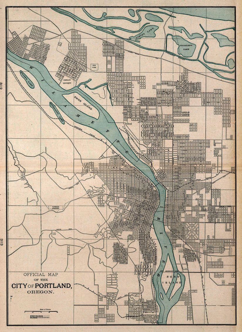 Portland-OR-1901-Map
