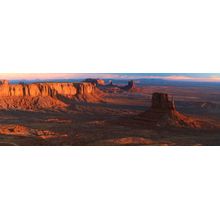 Mitchell Mesa Overlook at Sunrise, Monument Valley Mural Wallpaper