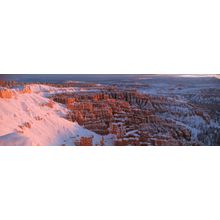 Silent City In Winter, Bryce Canyon National Park, Utah Wall Mural