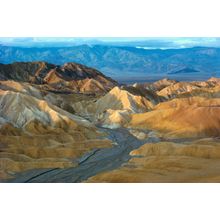 Zabriskie Point After Rain, Death Valley National Park Wallpaper Mural