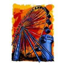 Minnesota State Fair Ferris Wheel Wall Mural