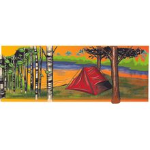 Camping Tent Wall Mural