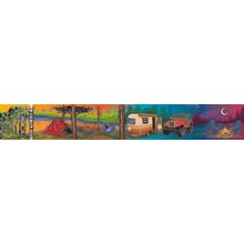 Camping Panoramic Wall Mural
