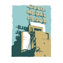 Gold Medal Flour Building Wall Mural