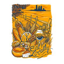 Eat Locally Wall Mural