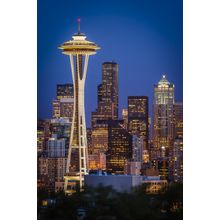 Seattle Skyline (Jannsen) Wall Mural