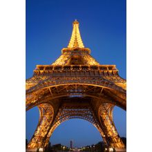 Eiffel Twilight Wall Mural