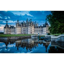 Evening At Chateau Chambord Wall Mural