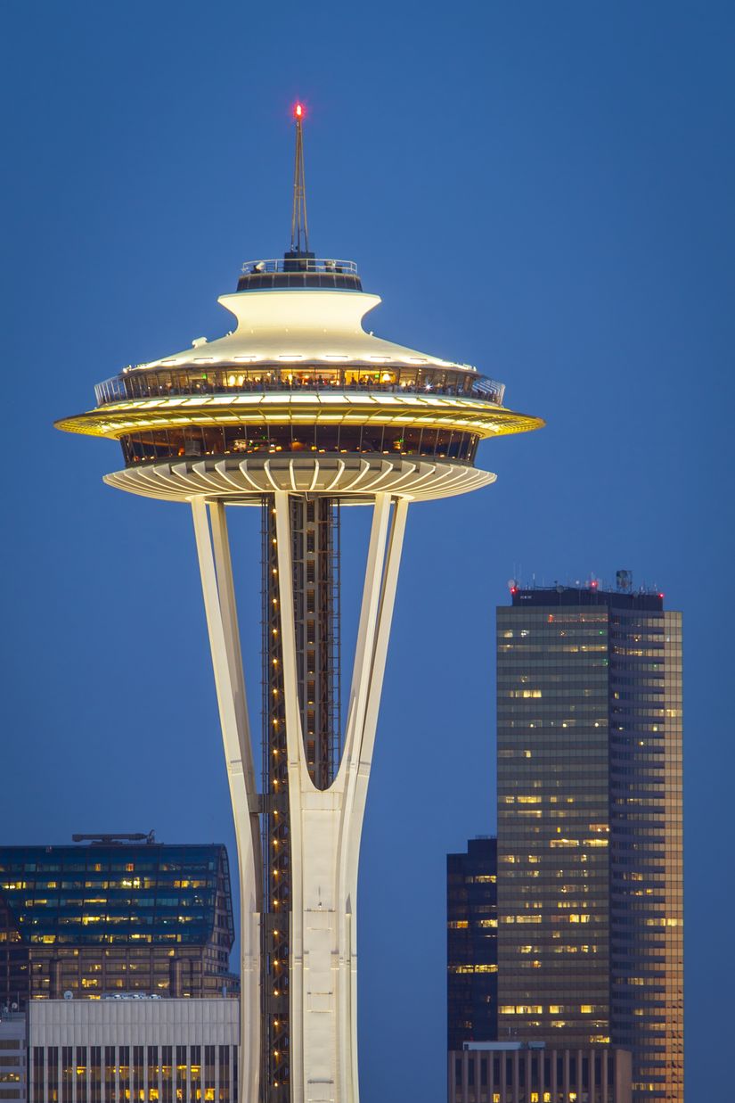 Seattle Space Needle Wall Mural, image size:825x1237