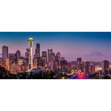 Seattle Dawn Wall Mural