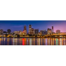 Portland Skyline PM Wall Mural