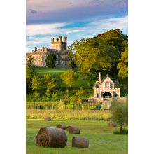 Crom Castle and Boathouse Wall Mural