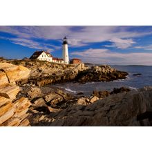 Portland Head Lighthouse At Dawn Wall Mural