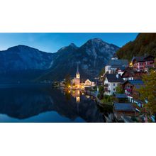 Hallstatt Twilight Wall Mural