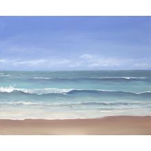 Waves On The Shore Wall Mural