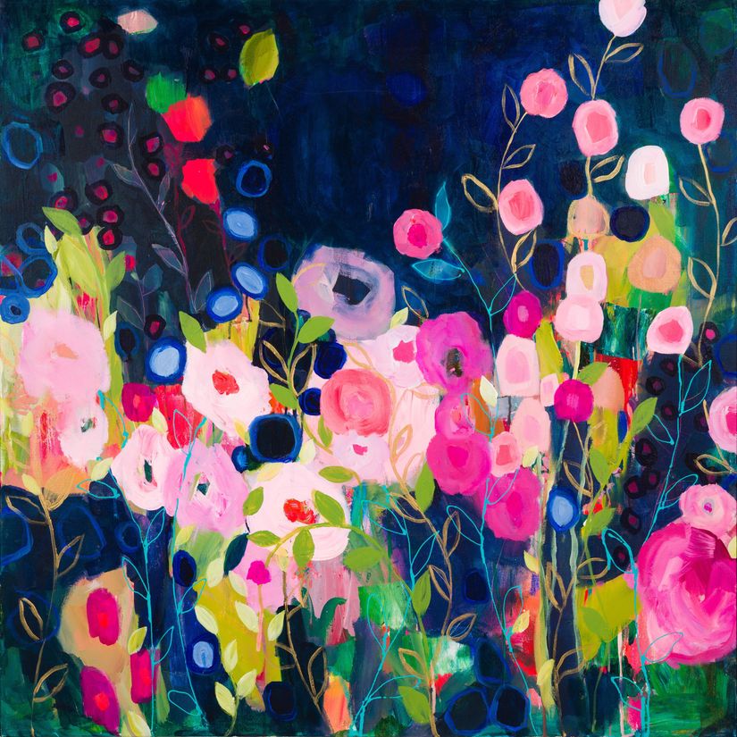 Blue Garden Wallpaper Mural Murals Your Way