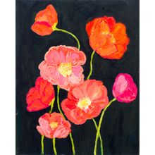 Sunshine Poppies Wall Mural