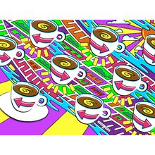 Morning Buzz Wall Mural