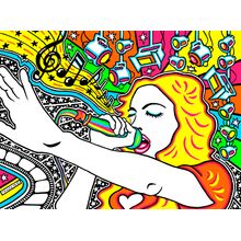 Pop Star Wall Mural