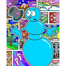 Snow Daze Wall Mural