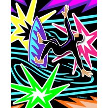 Twilight Surf Wall Mural