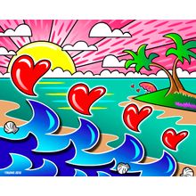 Lover's Beach Wallpaper Mural