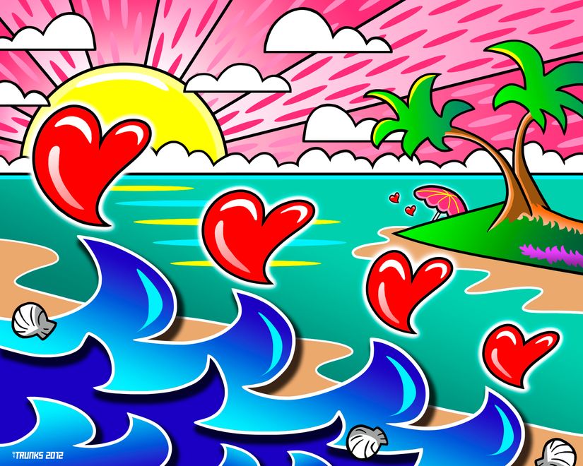 Lover-s-Beach-Wallpaper-Mural