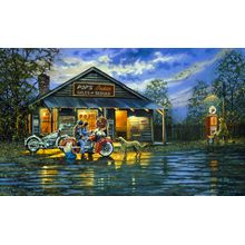 Small Town Service Wall Mural