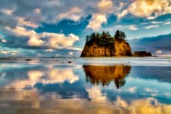 Crying-Lady-Rock-At-Second-Beach-Wall-Mural