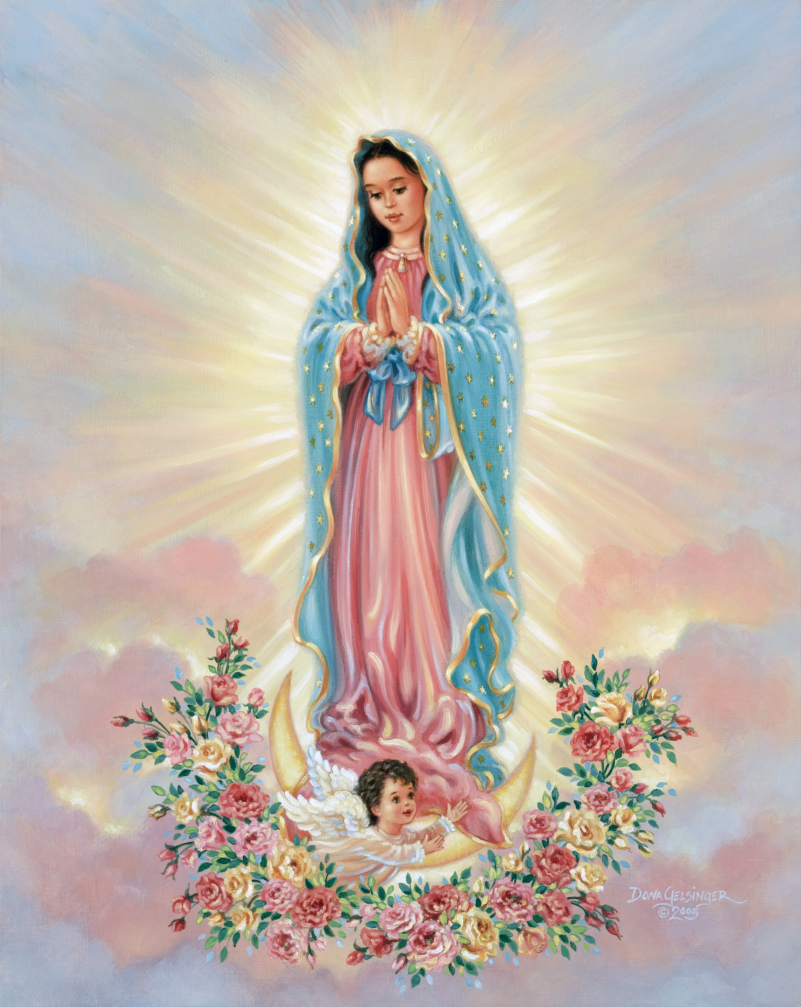 Our Lady Guadalupe Mural Wallpaper