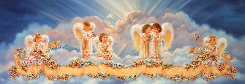Bless-Our-Heavenly-Home-Mural-Wallpaper