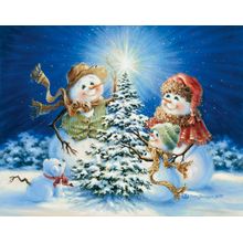 The Snow Family Wall Mural