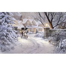 Soft Winter Glow Wall Mural