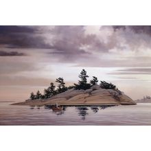 Rock Island Wall Mural