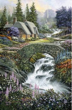Cobblestone-Spring-Wall-Mural