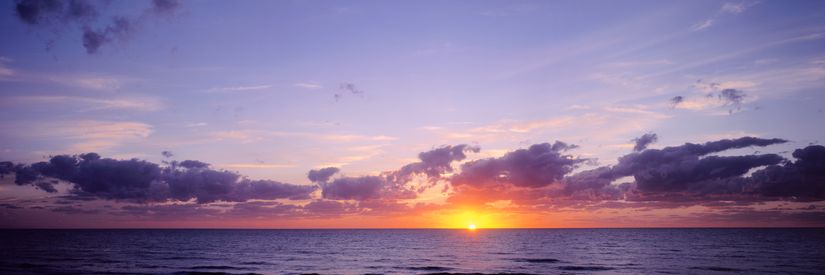 Sunset-Over-Gulf-Of-Mexico-Mural-Wallpaper