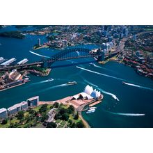 Sydney Harbor Bridge & Opera House Wall Mural
