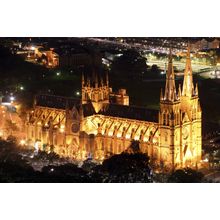 St. Mary's Cathedral At Night-Australia Wall Mural