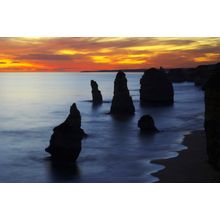 Sunset, Twelve Apostles, Port Campbell 2 Wall Mural
